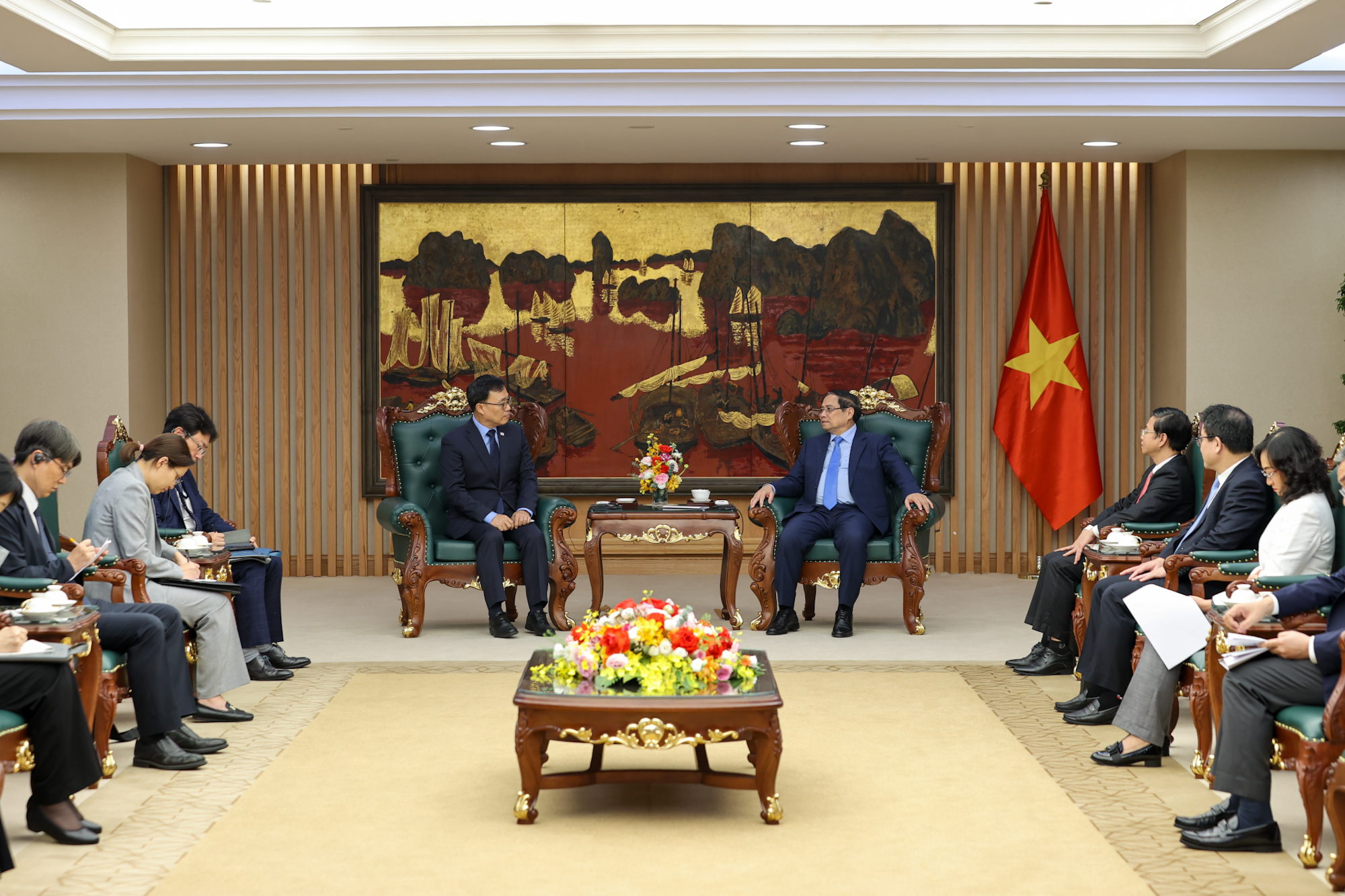 Khuyến khích Hàn Quốc đẩy mạnh đầu tư vào các dự án hạ tầng năng lượng trọng điểm của Việt Nam